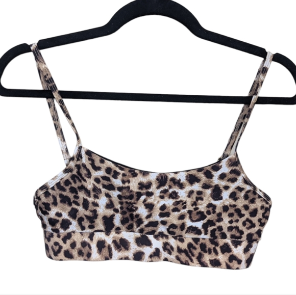 Beach Bunny Animal Print Bikini Top